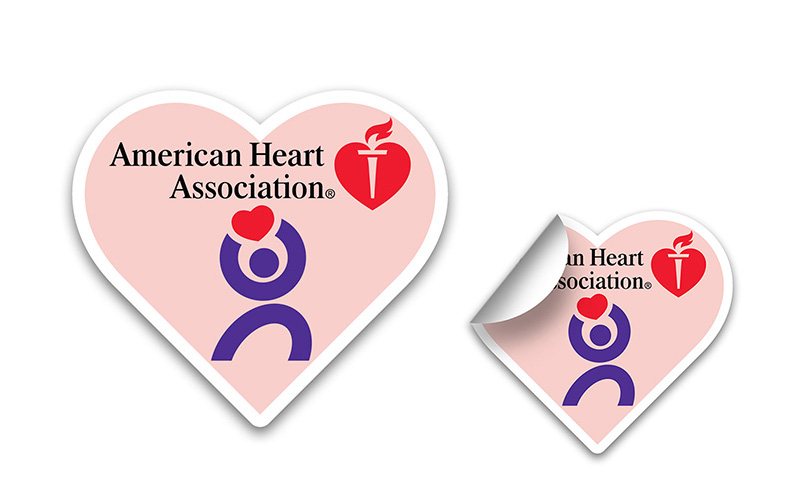 Heart Stock Shape Stickers